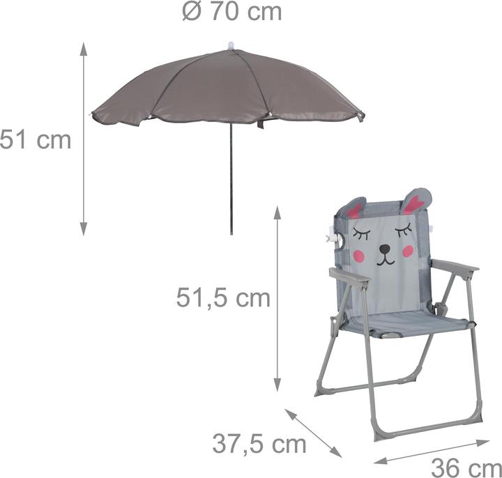 Produktbild Relaxdays Kinder-Klappstuhl