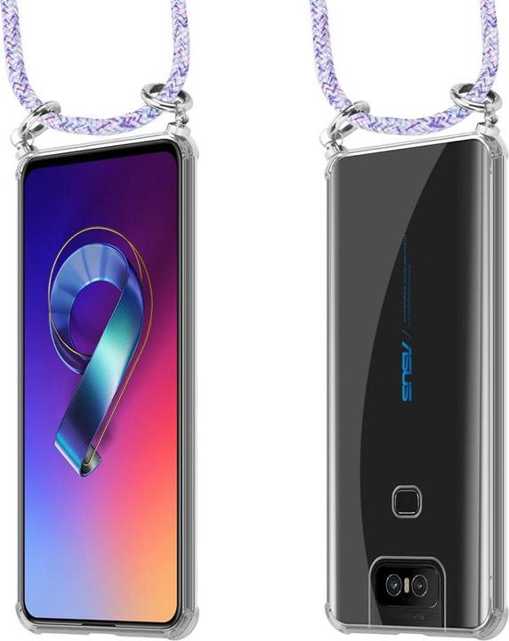 Produktbild Cadorabo TPU Handy Kette SILBER Cover