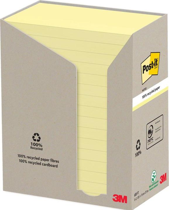 Image du produit Post-it Recyclage (76 x 127 mm)