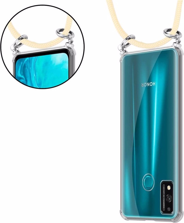 Produktbild Cadorabo TPU Handy Kette SILBER Cover