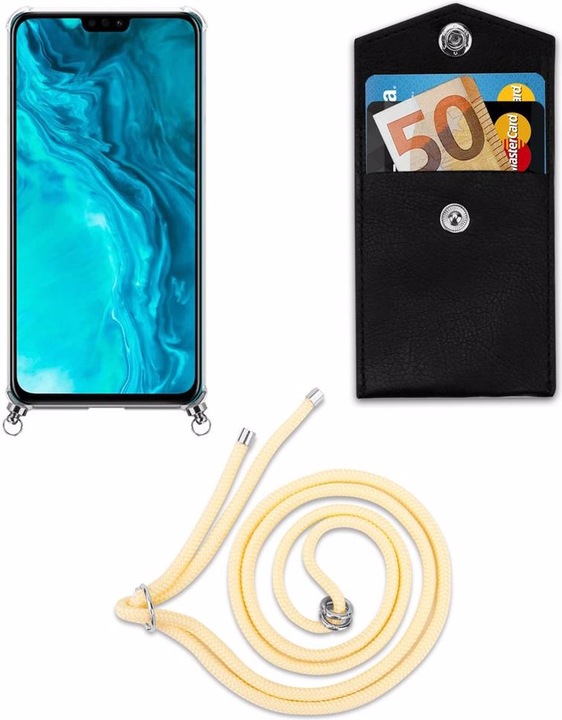 Produktbild Cadorabo TPU Handy Kette SILBER Cover