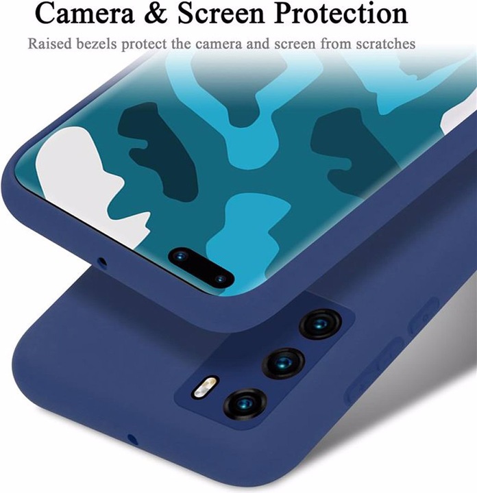 Produktbild Cadorabo TPU Liquid Silicone Case Cover (Huawei P40)