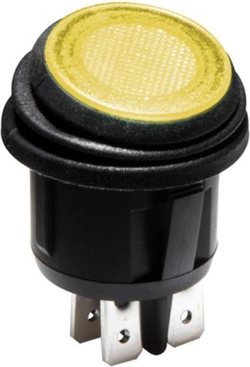Produktbild Velleman Orange Led Illuminated Rocker Switch 2P Dpst On-Off 12 V