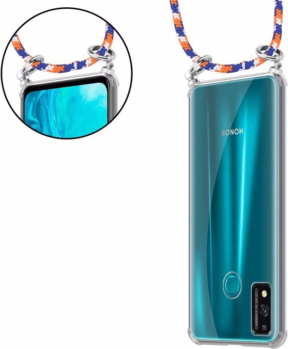 Produktbild Cadorabo TPU Handy Kette SILBER Cover