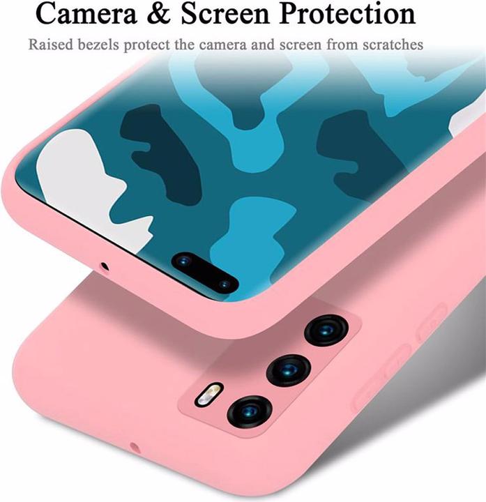 Produktbild Cadorabo TPU Liquid Silicone Case Cover (Huawei P40)