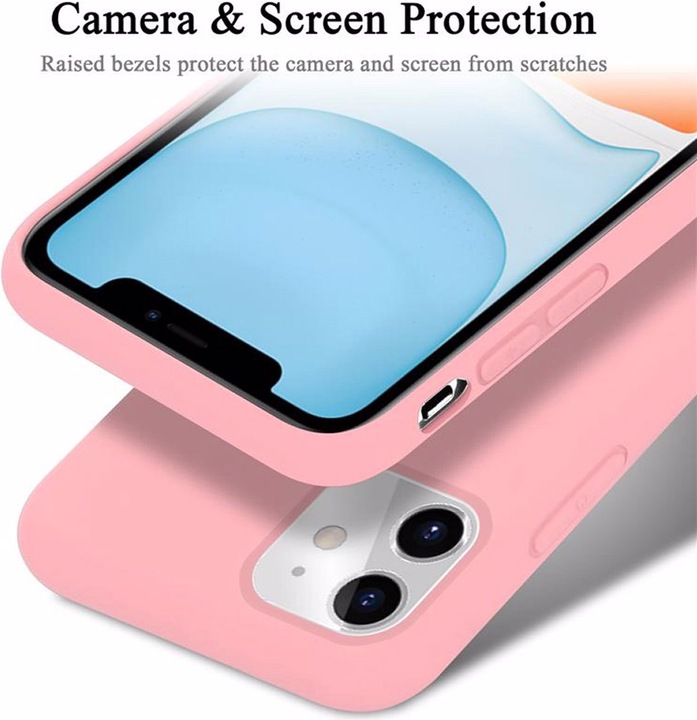 Actual product image Cadorabo TPU Liquid Silicone Case Cover (Apple iPhone 11)