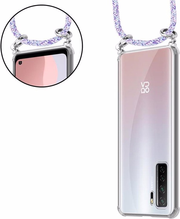 Produktbild Cadorabo TPU Handy Kette SILBER Cover