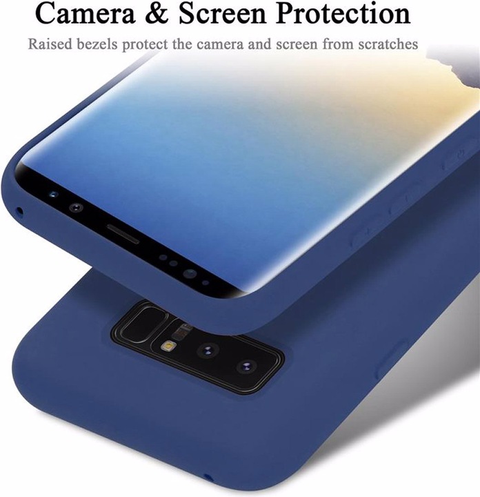 Actual product image Cadorabo TPU Liquid Silicone Case Cover (Samsung Galaxy Note 8)