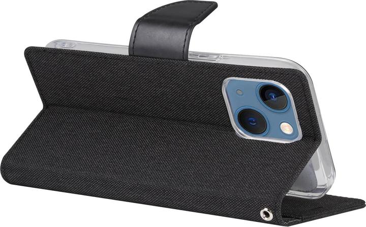 Productafbeelding iPhone 14 Plus - Canvas Fabric Case zwart (Apple iPhone 14 Plus)