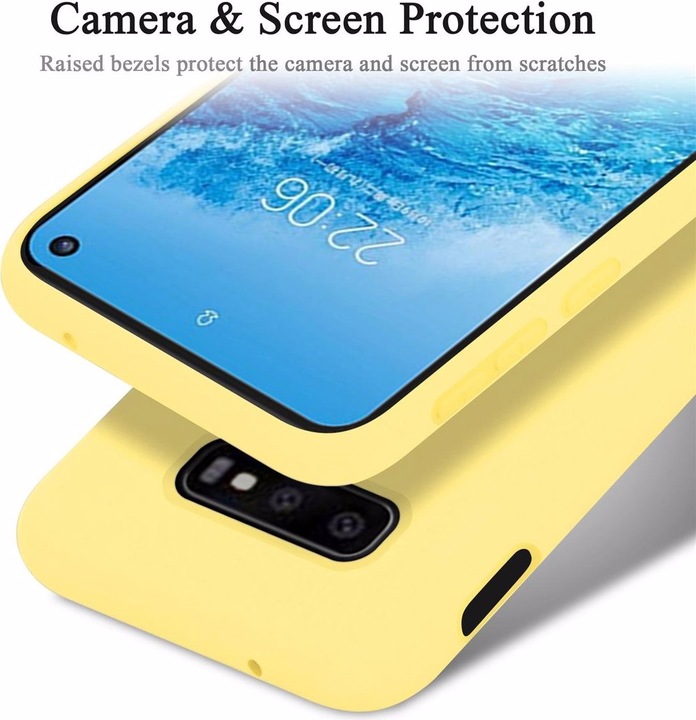 Actual product image Cadorabo TPU Liquid Silicone Case Cover (Samsung Galaxy S10e)