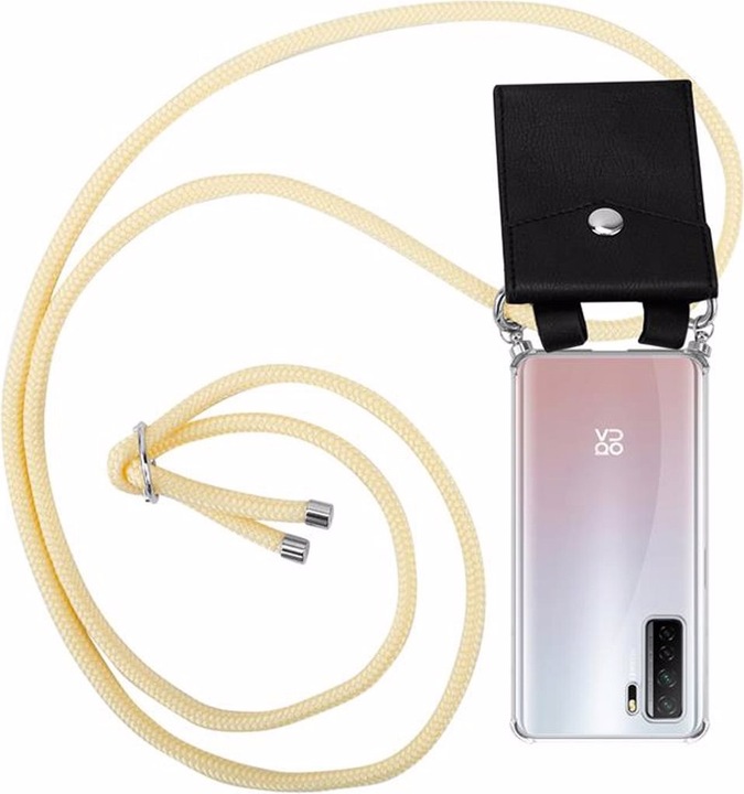 Produktbild Cadorabo TPU Handy Kette SILBER Cover