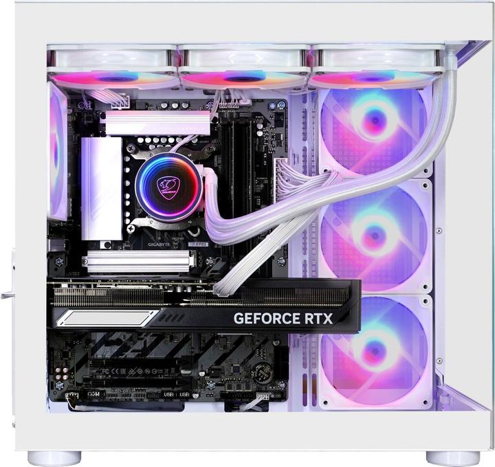 Actual product image Cougar FV150 WT 7688 Ryzen 5 9600X WAK 32GB DDR5 2TB SSD RTX 5060Ti (2000 GB, 32 GB, GeForce RTX 5060 Ti)