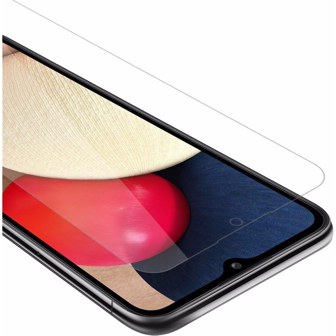 Cadorabo Displayschutzglas (1 Stück, Samsung Galaxy A02s), Smartphone Schutzfolie, Transparent