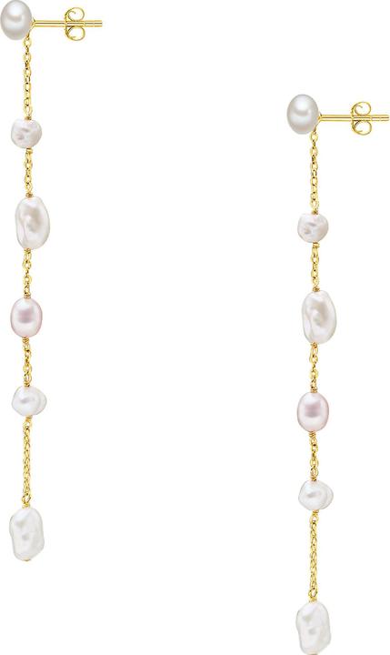 Image du produit Valero Pearls Femme argent sterling perles de culture d'eau douce or jaune - 24439 (Argent Sterling)