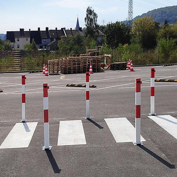 Actual product image kaiserkraft Barrier posts made of square profile