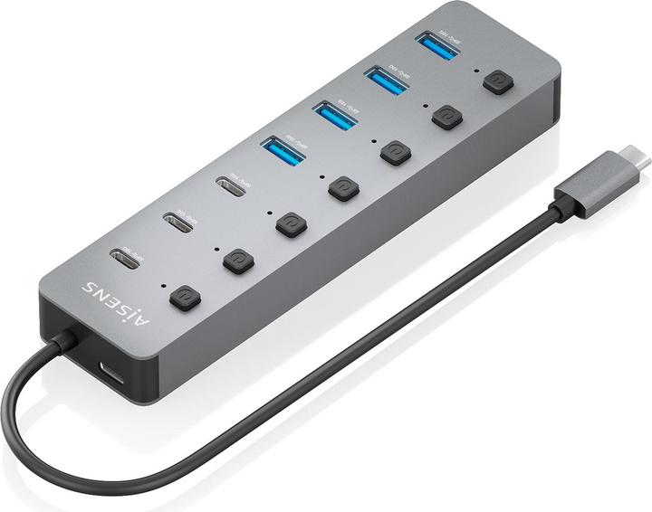 Produktbild Aisens ASUC-8P044-GR (USB-C, 8 Ports)
