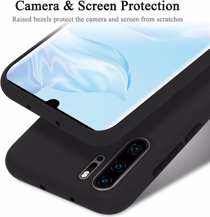 Actual product image Cadorabo TPU Liquid Silicone Case Cover (Huawei P30 Pro)