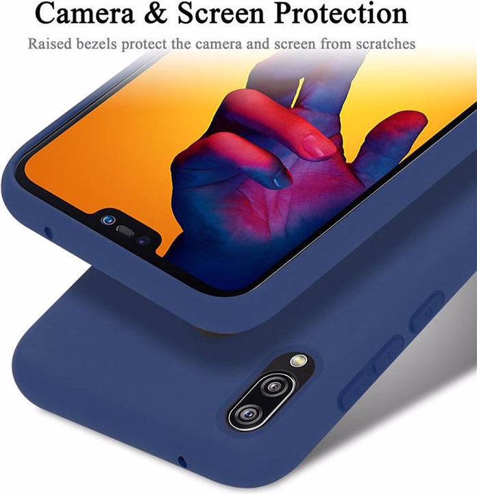 Produktbild Cadorabo TPU Liquid Silicone Case Cover (Huawei Nova 3E)