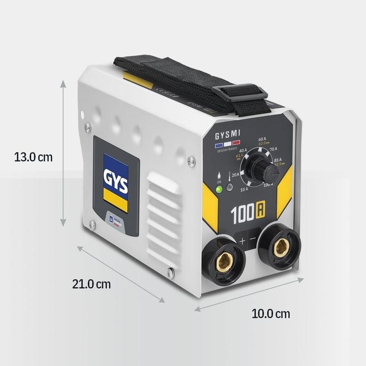 Actual product image GYS GYSMI 100A Met accessoires