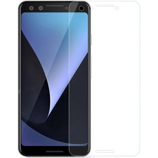 MU Budget Schutzglas Displayschutz (1 Stück, Google Pixel 3), Smartphone Schutzfolie, Transparent