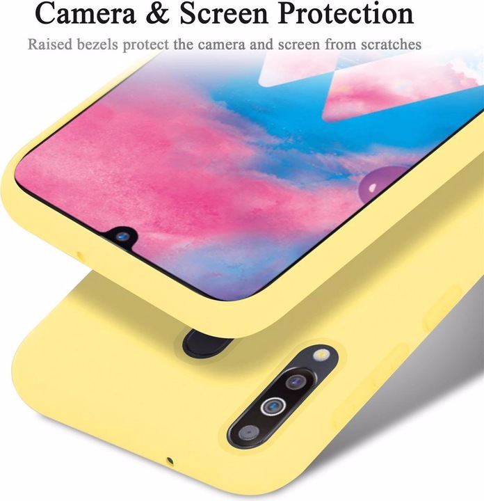 Actual product image Cadorabo TPU Liquid Silicone Case Cover (Samsung Galaxy A40s, Samsung Galaxy M30)