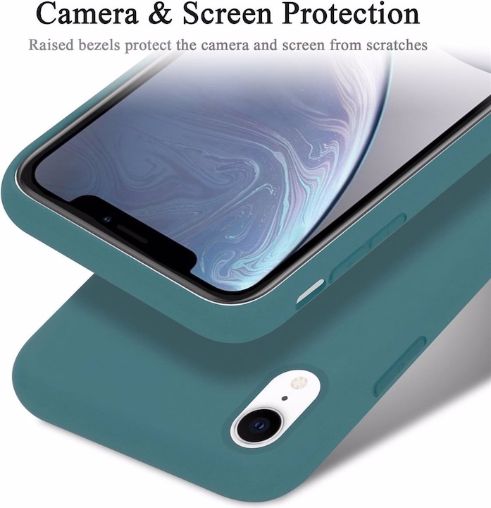 Immagine prodotto Cadorabo Copertura della cassa del silicone liquido TPU (Apple iPhone XR)
