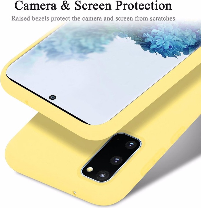 Produktbild Cadorabo TPU Liquid Silicone Case Cover (Samsung Galaxy S20+)