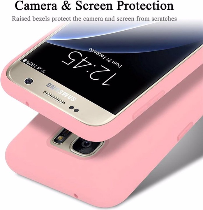 Produktbild Cadorabo TPU Liquid Silicone Case Cover (Samsung Galaxy S7)