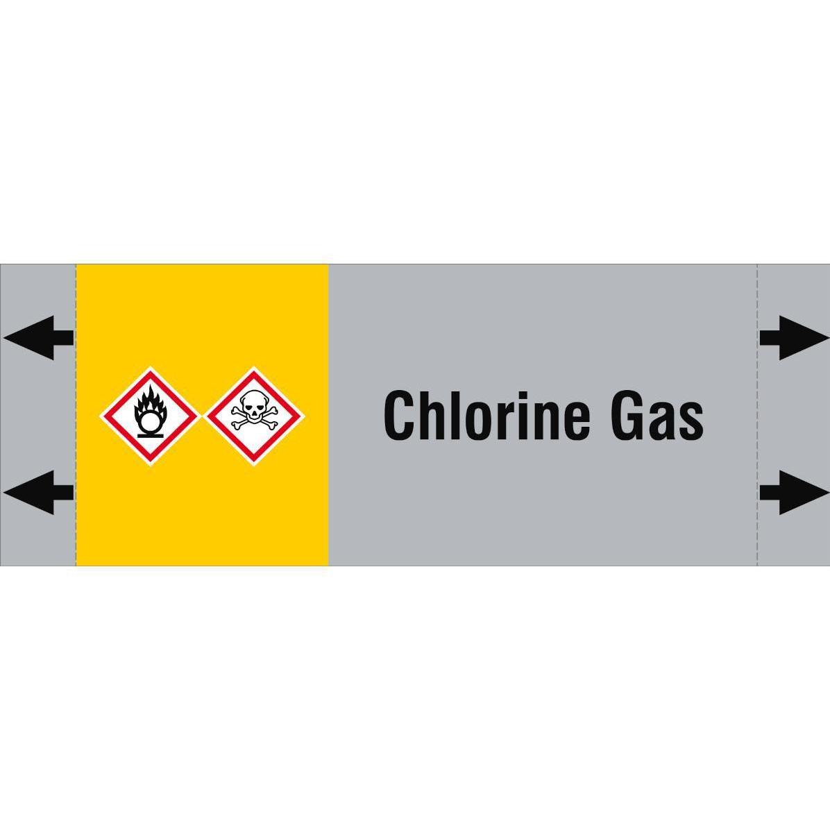 Brady, Etiketten, ISO 20560 Pipe Markers - Gas
