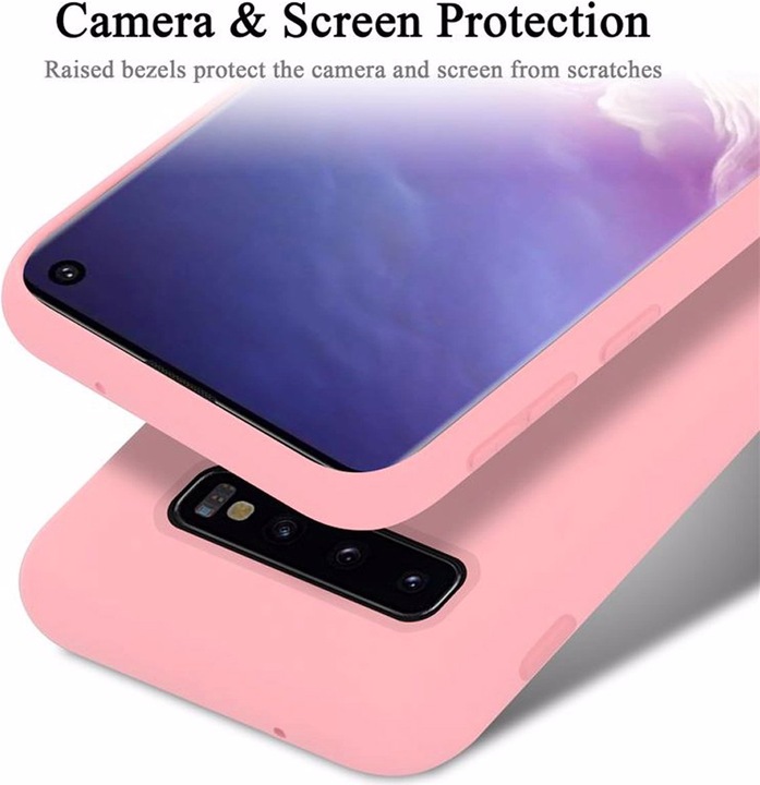 Actual product image Cadorabo TPU Liquid Silicone Case Cover (Samsung Galaxy S10)