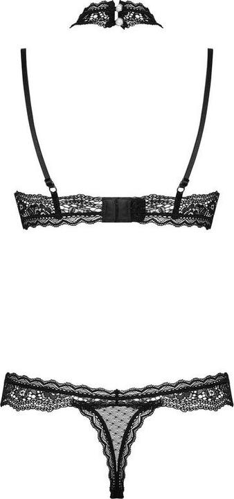 Immagine prodotto Obsessive Body nero trasparente con pizzo (S, M)