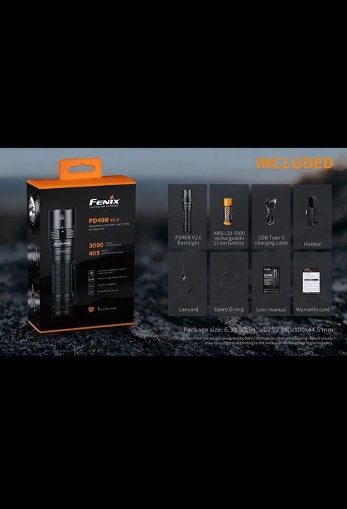 Produktbild Fenix PD40R V3.0 (14.30 cm, 3000 lm)