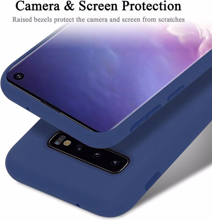 Actual product image Cadorabo TPU Liquid Silicone Case Cover (Samsung Galaxy S10)