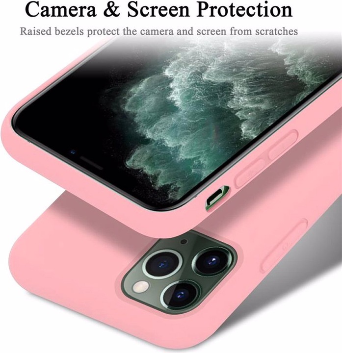 Actual product image Cadorabo TPU Liquid Silicone Case Cover (Apple iPhone 11 Pro Max)
