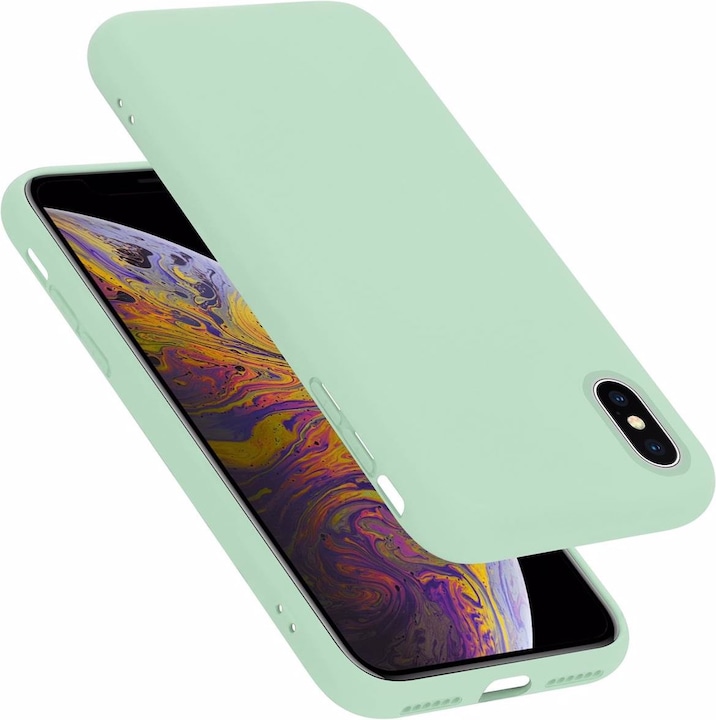 Produktbild Cadorabo TPU Liquid Silicone Case Cover (Apple iPhone X, Apple iPhone XS)