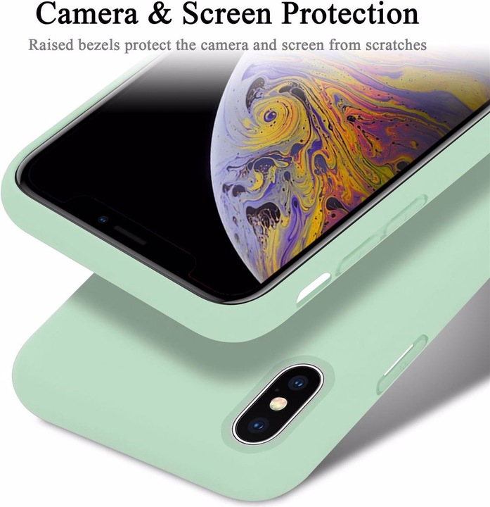 Produktbild Cadorabo TPU Liquid Silicone Case Cover (Apple iPhone X, Apple iPhone XS)