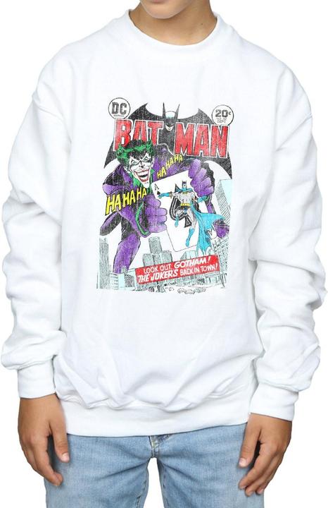 Produktbild Batman Joker Playing Card Cover Sweatshirt Jungen (140, 146)
