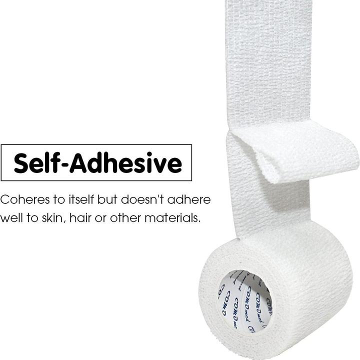 Actual product image ASMI 2 Stück selbsthaftender elastischer Pflasterverband (2 x)