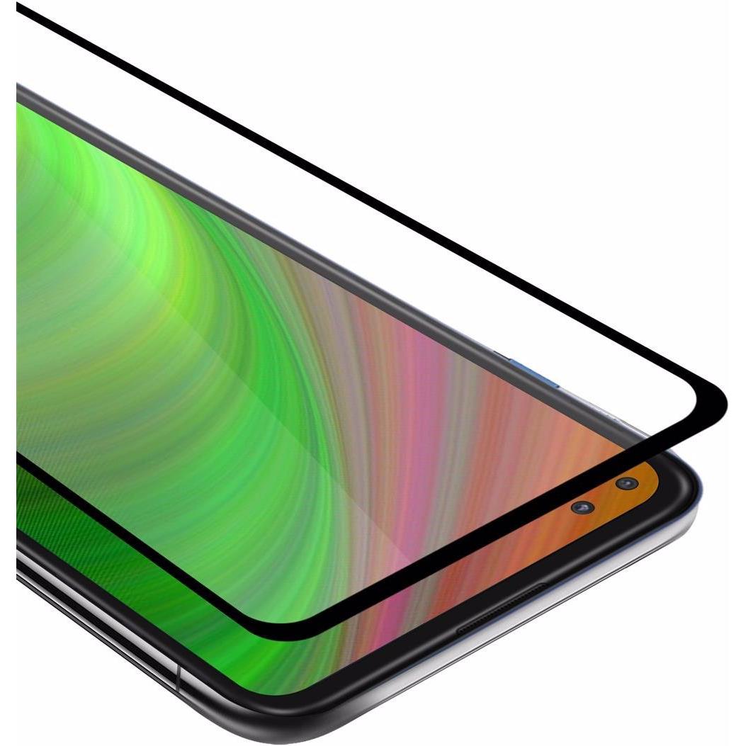 Cadorabo Vollbild Displayschutzglas (1 Stück, Motorola Moto G 5G Plus), Smartphone Schutzfolie, Schwarz