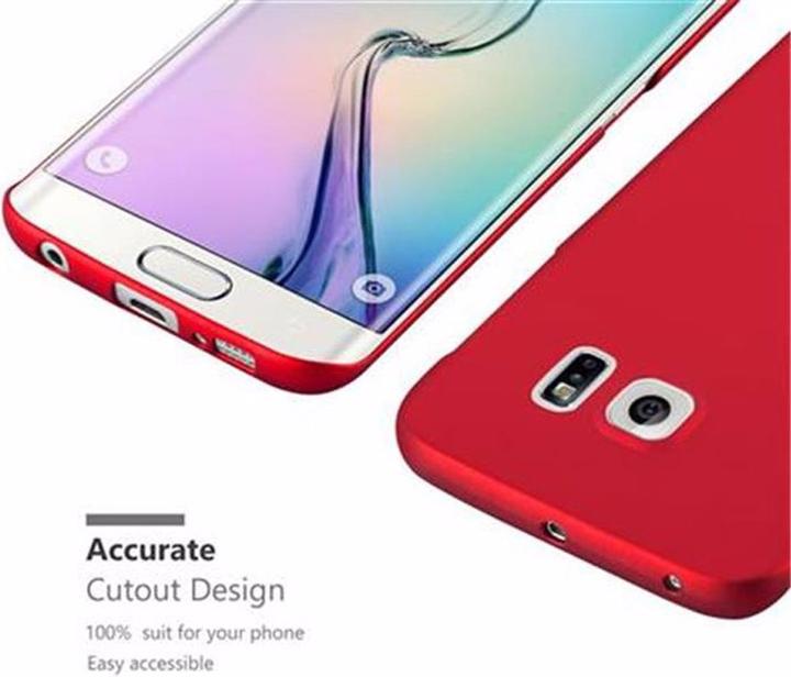 Actual product image Cadorabo Hard Cover Matt Metal Cover (Samsung Galaxy S6 Edge)