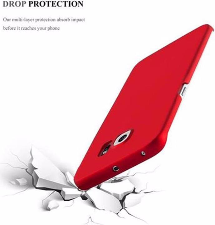 Actual product image Cadorabo Hard Cover Matt Metal Cover (Samsung Galaxy S6 Edge)
