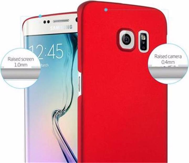 Actual product image Cadorabo Hard Cover Matt Metal Cover (Samsung Galaxy S6 Edge)