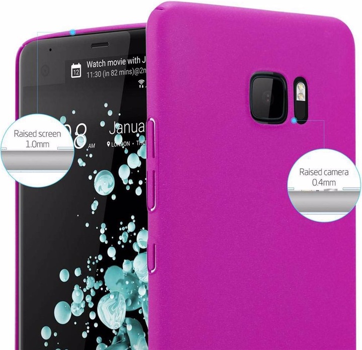 Image du produit Cadorabo Couverture rigide Frosty Cover (HTC U Ultra)