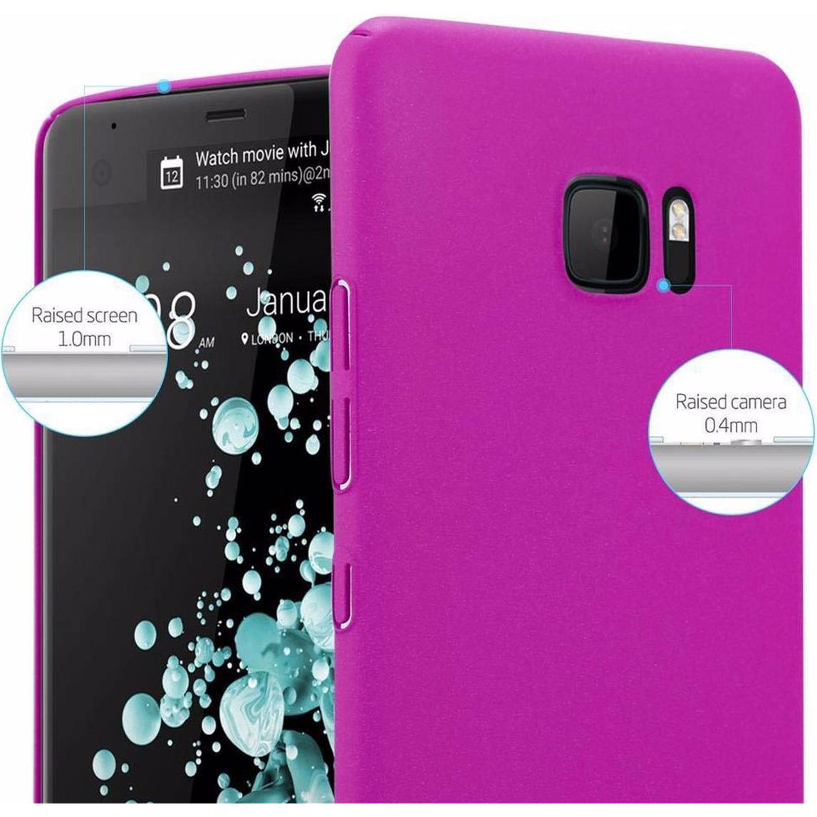 Thumbnail - Cadorabo Hard Cover Frosty Cover (HTC U Ultra), Smartphone Hülle, Pink