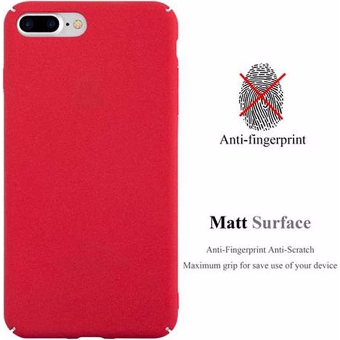 Thumbnail - Cadorabo Hard Cover Frosty Cover (Apple iPhone 7 Plus), Smartphone Hülle, Rot
