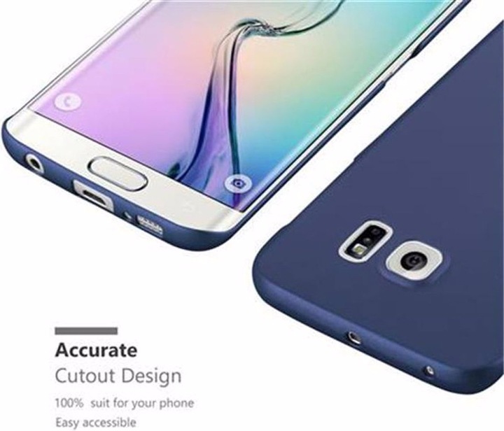 Produktbild Cadorabo Hard Cover Matt Metall Cover (Samsung Galaxy S6 Edge)