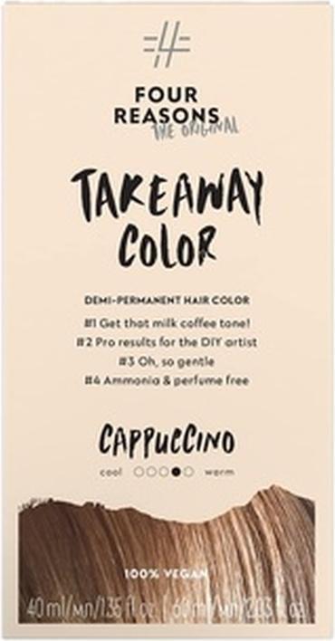 Four Reasons Original Takeaway Color Cappuccino 7.35 Warmes Hellbraun Demi-Permanent Haarfarbe Ammo (7.35 Warmes Hellbraun)