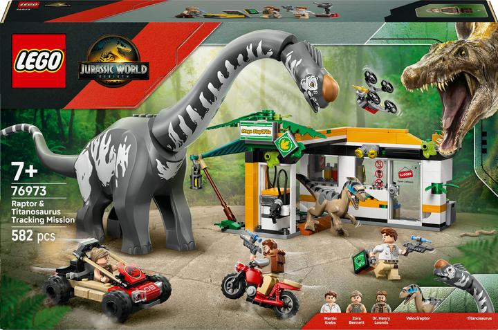 Actual product image LEGO Raptor & Titanosaurus: Grosse Fährtensuche (76973, LEGO Jurassic World)