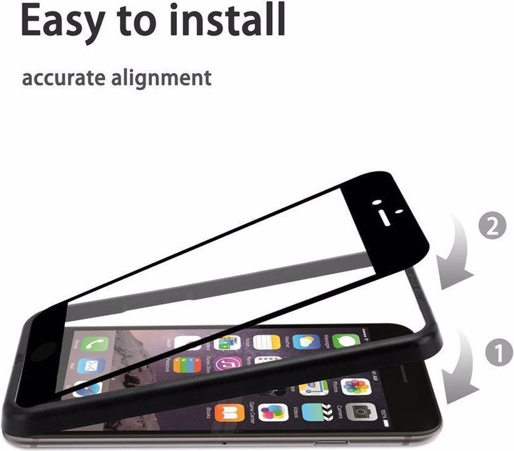 Produktbild Cadorabo Vollbild Displayschutzglas mit Einbauhilfe (3 Stück, Apple iPhone 6, Apple iPhone 6s Plus)