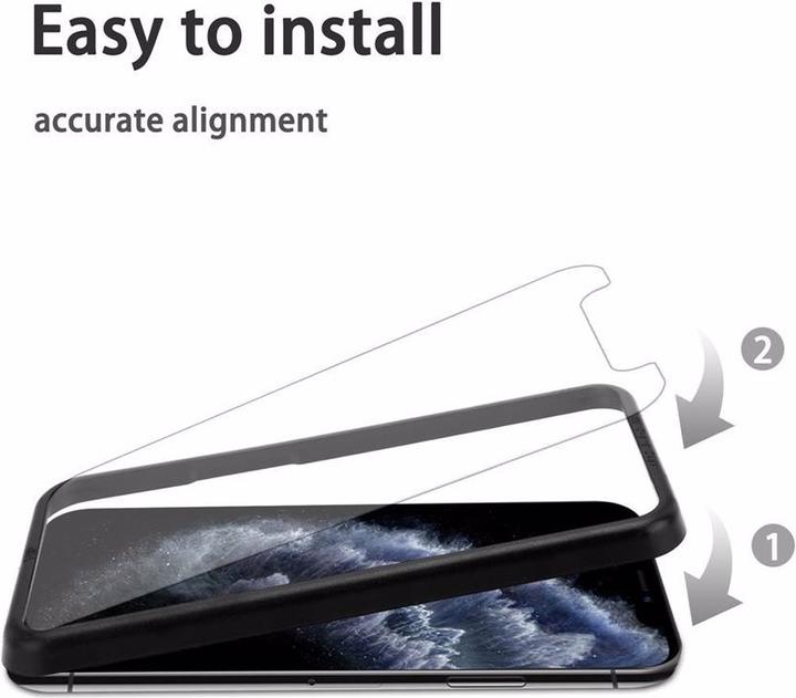 Immagine prodotto Cadorabo Vetro di protezione del display con aiuto per l'installazione (3 Pezzo/i, Apple iPhone 11)